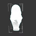 White Ceramic Female Head Sculpture With Artistic Design And Smooth Surface