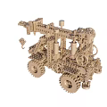 Intricate Building Block Vehicle With Mechanical Gears And Wheels Structure 3d model