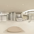 Modern Minimalist Clothing Store Interior With Mannequin Displays Sofa And Clothing Racks