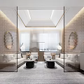 New Chinese Reception Room Reception Room 3d model