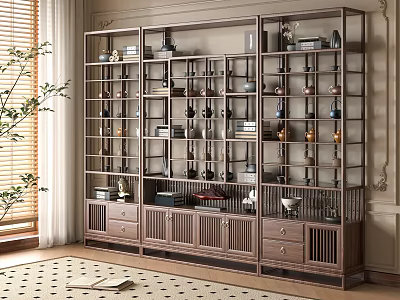 New Chinese Antique Rack 3d model