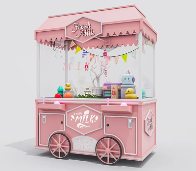 Modern Doll Machine Gemini Grab Doll Machine 3d model