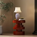 New Chinese Style Table Lamp 3d model