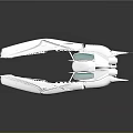 Modern fighter sci-fighter sci-fighter space fighter 3d model