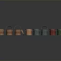 Colorful Small Wooden Woven Buckets for Home Decor and Organization