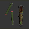 Bazooka Bazooka Rocket Rocket Launcher RPG 3d model