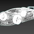 Lamborghini Essenza Fiorano Green Sports Car With Rear Wing And Racing Design