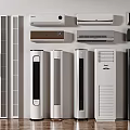 modern air conditioning column type air conditioning outlet 3d model
