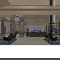 Elegant Modern Hotel Lobby Interior Design With Grand Chandelier And Marble Reception Desk