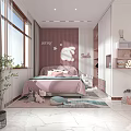 Modern Kitchen Interior With Open Design Wooden Shelves Washing Machine And Cabinets