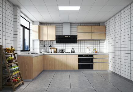 Nordic Kitchen 3d model