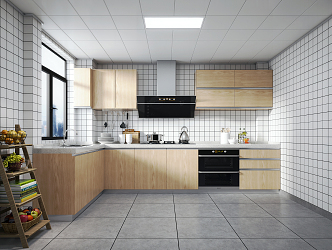 Nordic Kitchen 3d model