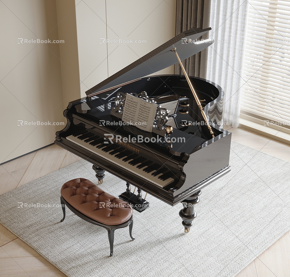 Piano 3d model