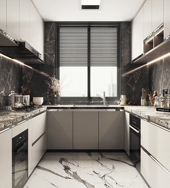 Modern Kitchen 3d model