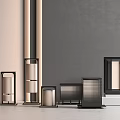 Various Modern Outdoor Lights With Sleek Metal Frames And Stylish Designs For Garden Patio