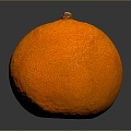 orange orange orange fruit mandarin citrus items 3d model