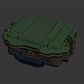Hardware Tools Storage Green Hard Shell Toolbox With Secure Latches And Handle