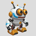 Robot cute robot cartoon robot 3d model