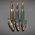 Modern Bullets 3d model