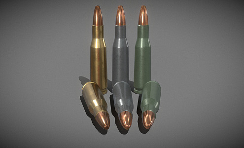 Modern Bullets 3d model