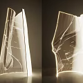 Modern floor lamp floor lamp combination 3d model