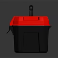 Tool Box Iron Box Multi-layer Tool Box Iron Box Iron Trunk Box Luggage Leather Box 3d model