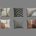 Modern pillow pillow pillow 3d model