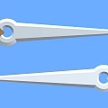 Traditional Wanyue Sword With White Blade Circular Hilt And Green Decorative Accent