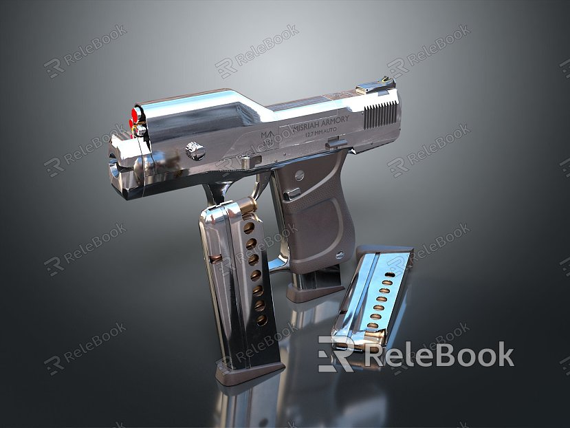 Pistol semi-automatic pistol automatic pistol modern weapon hot weapon hot weapon gun military model