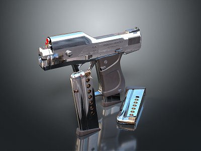 Pistol semi-automatic pistol automatic pistol modern weapon hot weapon hot weapon gun military model