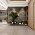 Modern Public Office Space Interior With Open Layout Bookshelves Desks And Art Decor