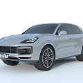 Silver Modern SUV With Sleek Exterior Design And Black Alloy Wheels