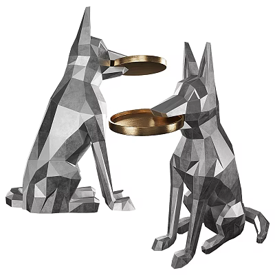 Light Luxury Side Puppy Art Side Puppy 3d model Light Luxury Side Puppy Art Side Puppy 3d model