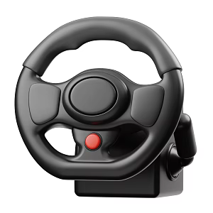 Modern steering wheel Cartoon steering wheel 3d model