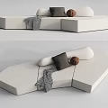 Modern Alien Sofa Multiplayer Sofa 3d model