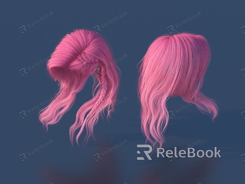 Hair Wig Hair Set model