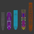 Different Types of Model Ships Including Container Cruise and Tugboat Designs