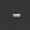 White Modern Sedan Car With Sleek Design Black Roof Black Wheels And Reflective Finish