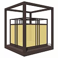 New Chinese Landscape Lamp Lamp Post Low Lamp Lantern Floor Lamp Lawn Lamp Garden Lamp 3d model