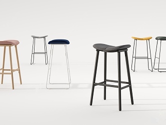 Modern Bar Stool 3d model