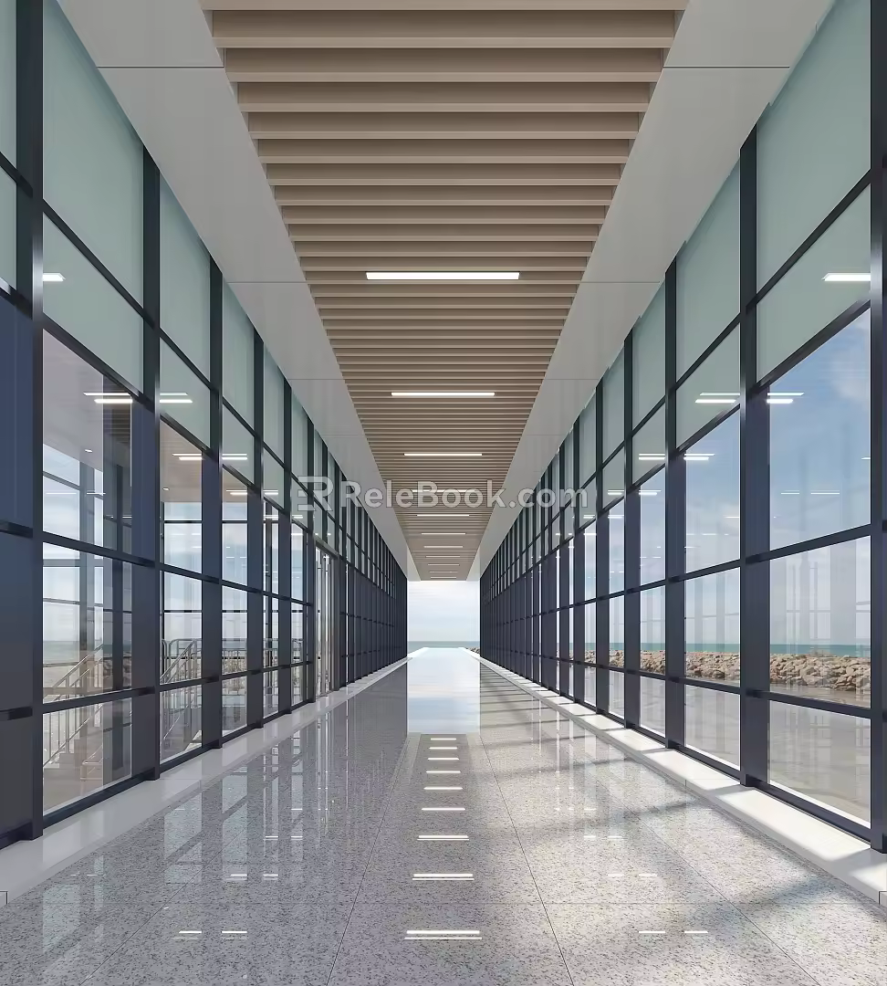 Modern Corridor 3d model