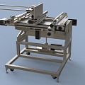 Automatic feeding system for industrial production line 3d model