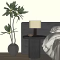 Modern bedside table 3d model