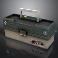 Fishing Box Fish Box Box Box Luggage Leather Box Leather Box Container Realistic 3d model