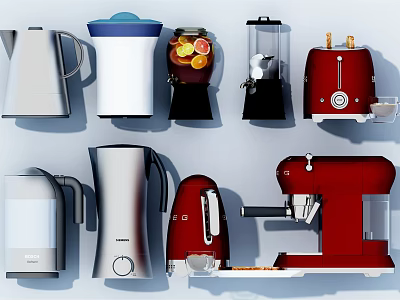 Modern Electric Kettle Now Hot Water Kettle 3d model Modern Electric Kettle Now Hot Water Kettle 3d model