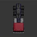 Optimus Prime Red And Blue Truck Model With Classic Design Features