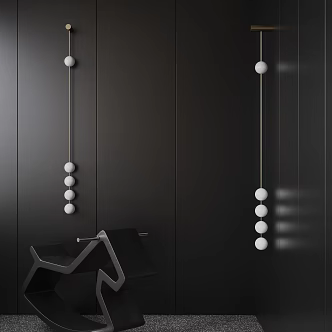 Vitra modern wall lamp metal wall lamp 3d model