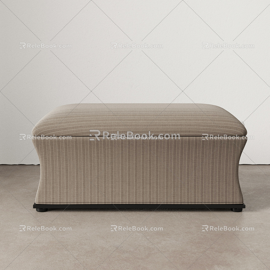 Sofa stool 3d model