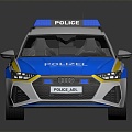 Modern Police Car Police Car Police Car Police Car 3d model