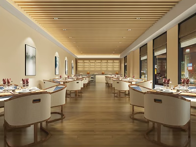 New Chinese Restaurant 3d model